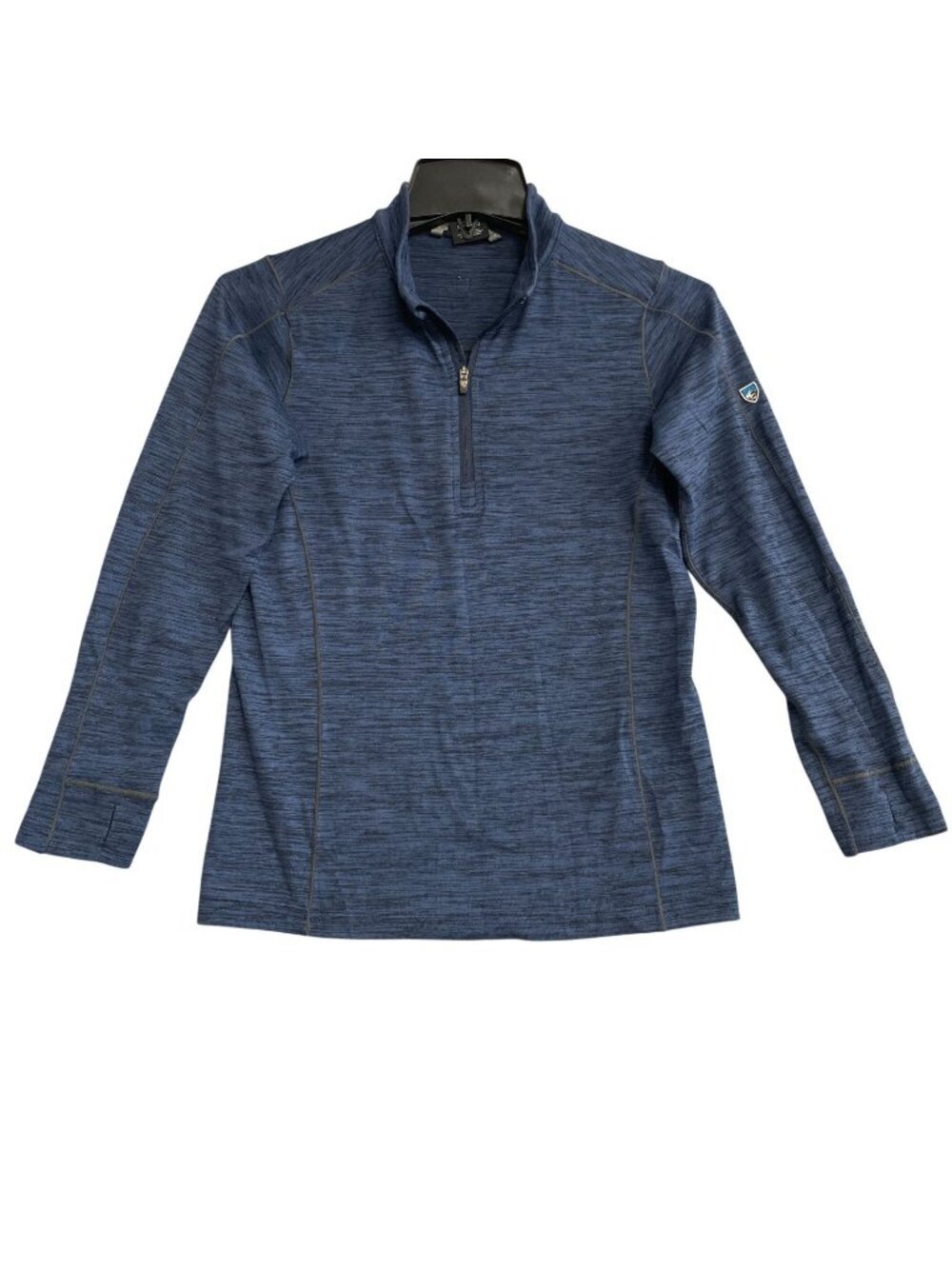 Kuhl Youths size M Blue Quarter-Zip Pullover Polo Sweatshirt  P0100